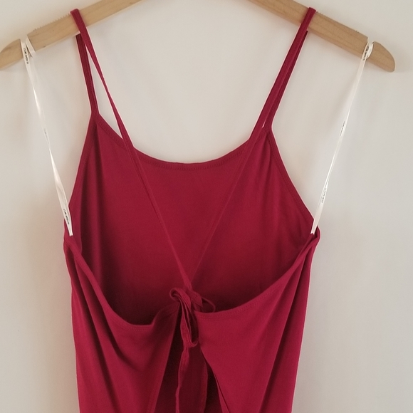 Aritzia Sunday Best Strappy Dress - Burgundy - Picture 5 of 10